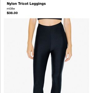🖤American Apparel Nylon Leggings! 🖤